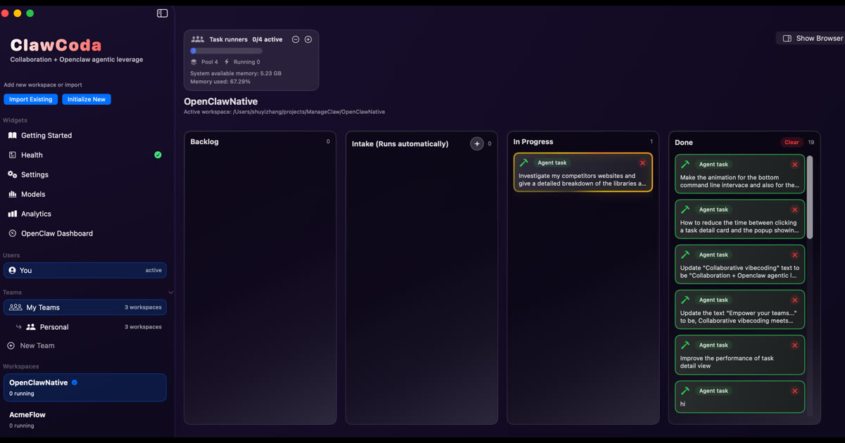 Show HN: Multiplayer Local-First OpenClaw Native Mac App